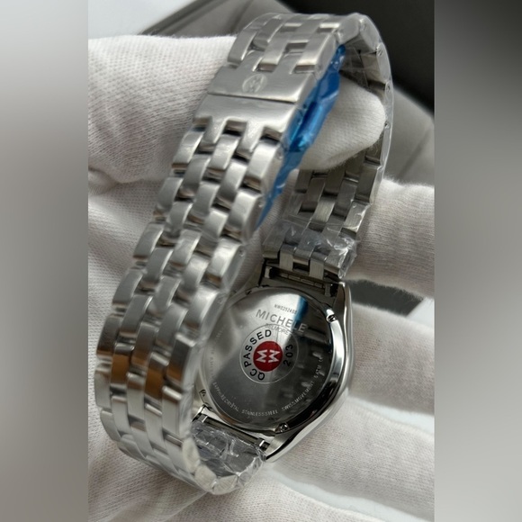 New with tags Michele belmore stainless steel watch. nw02524ss main image 7